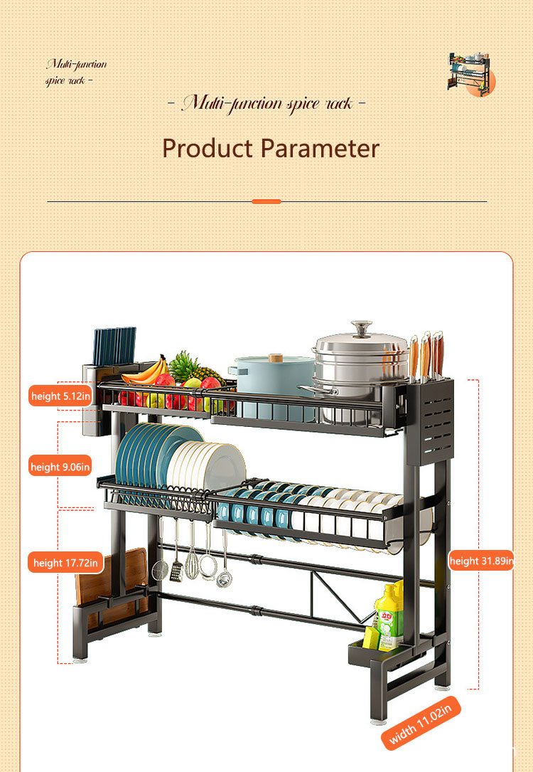 Kitchen Adjustable Modular Dish Rack