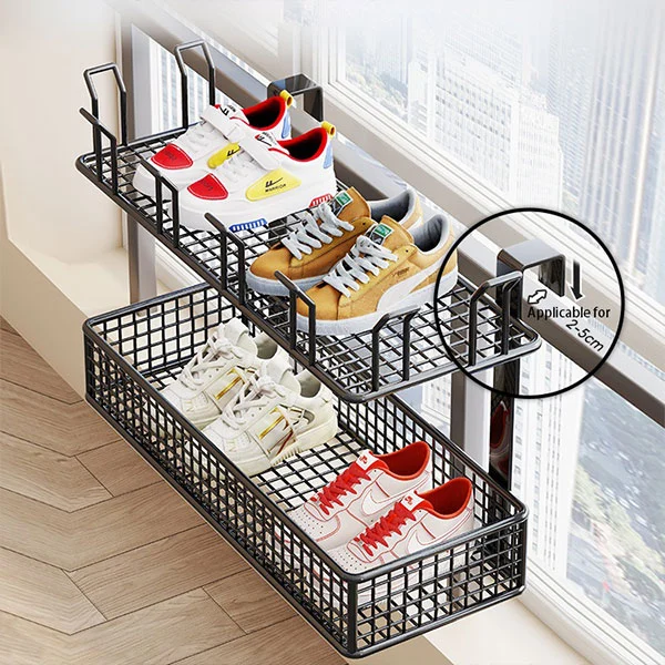 Metal Hanging Shoe And Sock Drying Rack