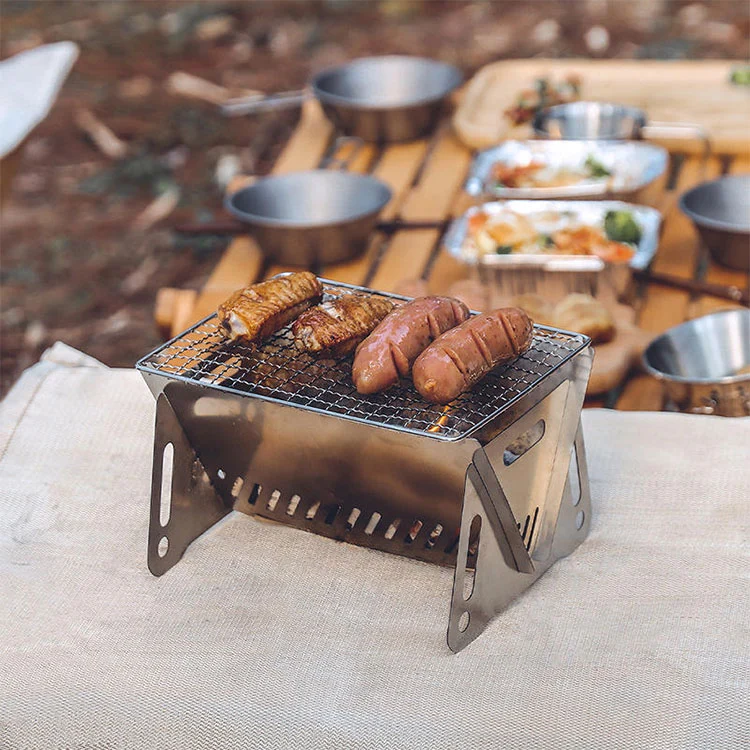 Grills de cuisine de camping portables en plein air